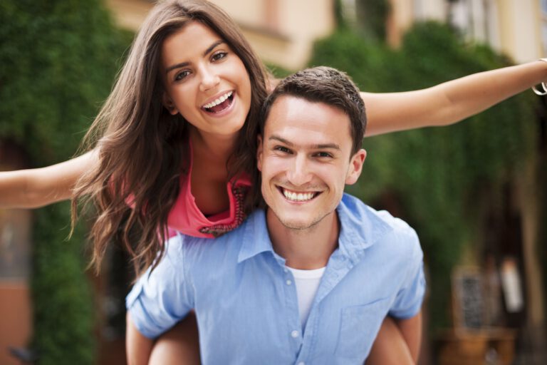 Portrait of couple in love